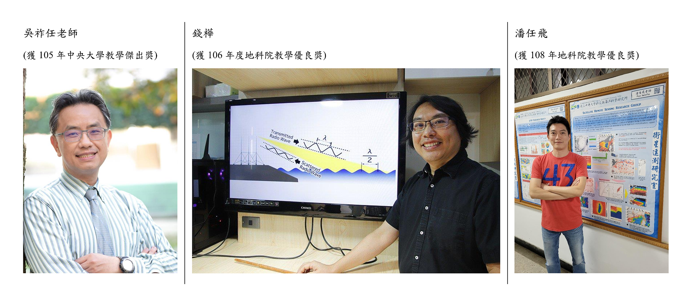 創新教學得獎教師照片